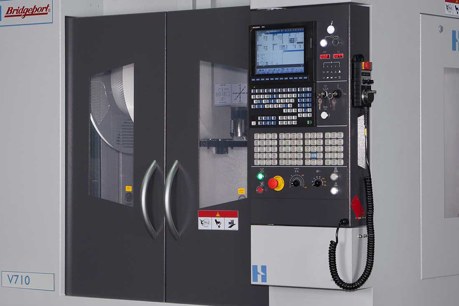 3 axis milling machine at precision engineering company