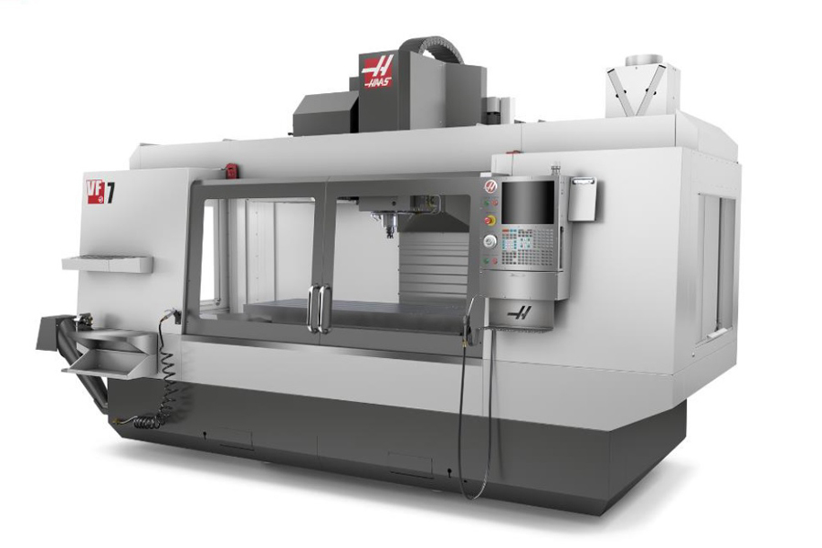 4 axis milling machine at a precision engineering company