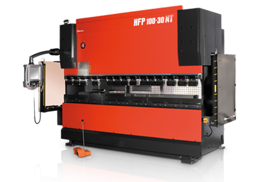 Amada HFP 100 bending machine used by UK metal fabrication company
