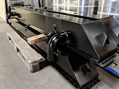 large complex fabrication manufactured by metal fabricators serving Redditch with aluminium welded parts