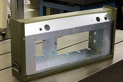 large part manufactured by metal fabricators serving Telford with aluminium welded fabrications and parts