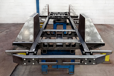 vehicle chassis manufactured by sheet metal fabrication company serving Telford