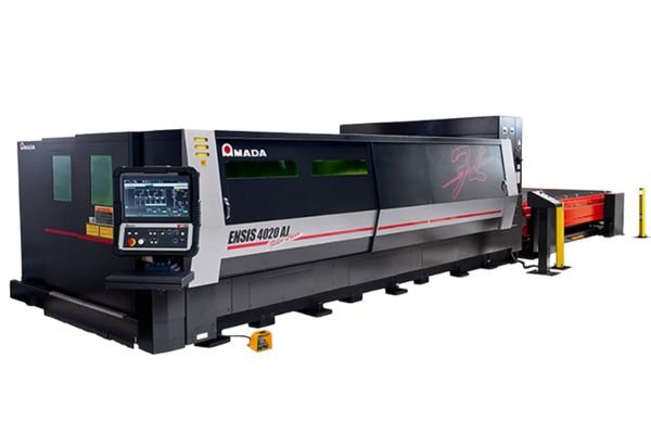 laser cutting Amada Ensis 4020 aj at Universal Fabrications (Coventry)