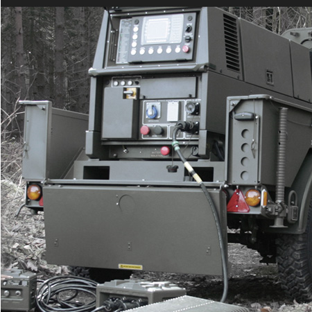 Genset sheet metal work assembly for Rolls Royce