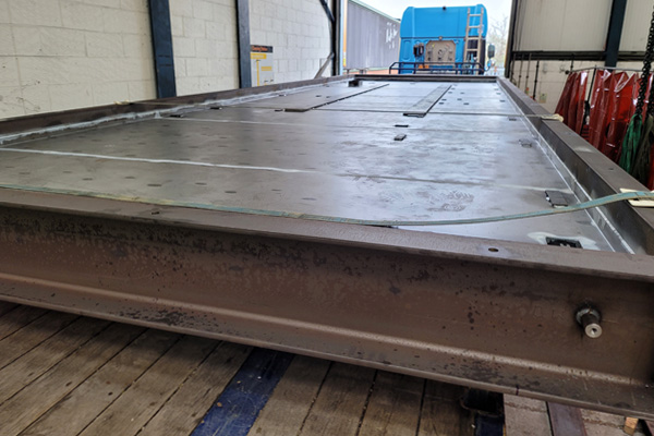 Generator base enclosure metalwork at Universal Fabrications